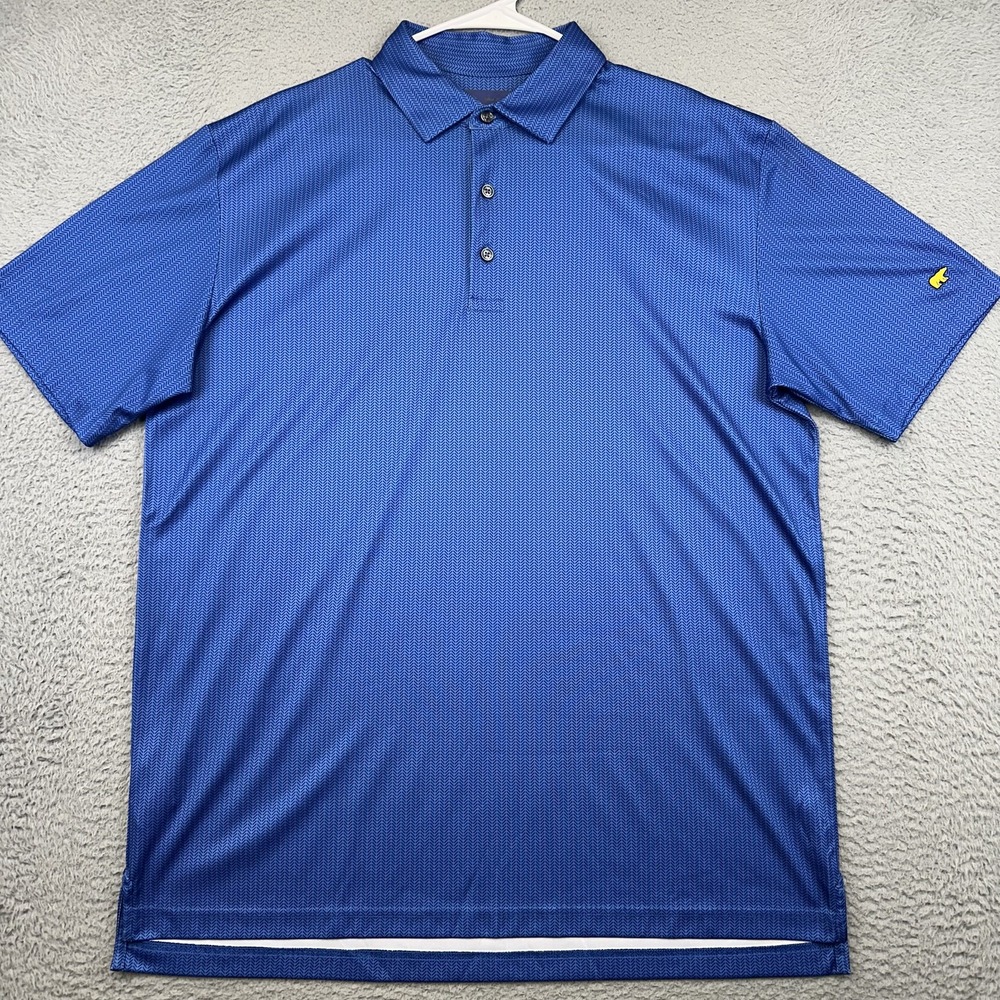 Jack Nicklaus Polo Shirt Mens Large Blue‎ StayDri Performance Golf Lightweight